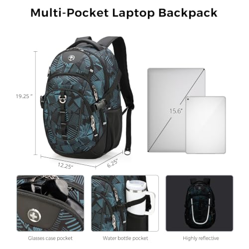Design Laptop Backpack for Men with USB Charging Port SD803 (Dark Green / Standard)