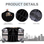Travel Adventure Luggage Cover (#134 / M(fits 24-26Inch suitcase))