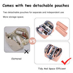 Travel Makeup Bag Organizer Cosmetic Bag (04-B-Pink)