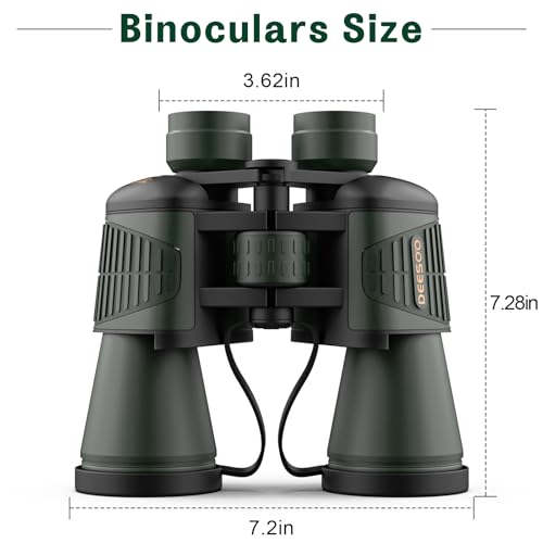 20x52 Binoculars for Adults High Powered (Green)