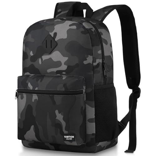 17 Inch School Backpack (17.3 inch / Camouflage Black)