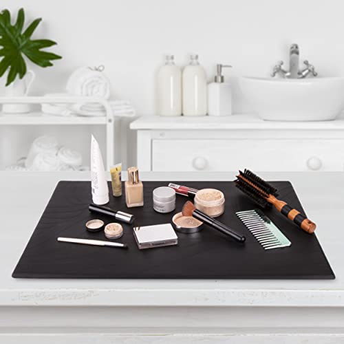 Heat Resistant Station Mat for Hair Straightener (1 Pack (Black, 16"x24"))