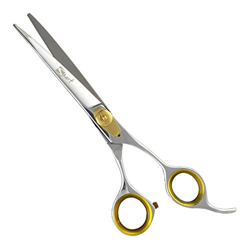 Gold Touch Pet Grooming Shear (Curved Scissors - Blunt Tip / 8.5 inches)