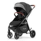 Baby Stroller with UPF 50+ Canopy (Black)
