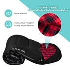 Sleeping Bag for Adults (SATIN BLACK / Left Zip)