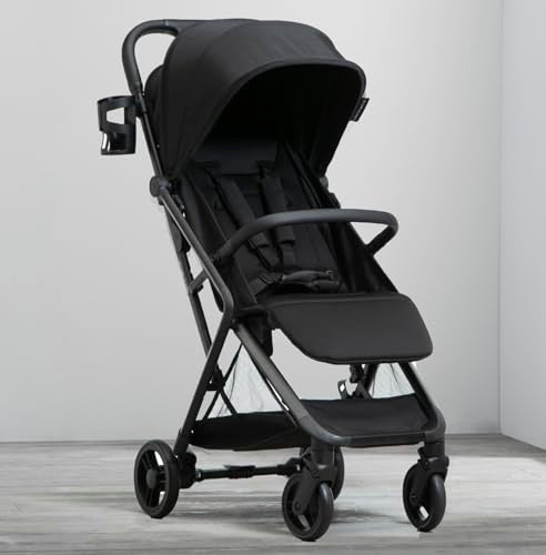 Icon Ultra Compact Lightweight Everyday & Travel Stroller (Black)