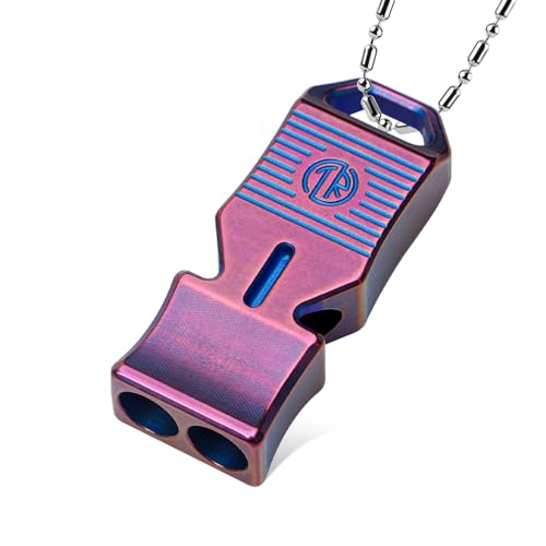Titanium Emergency Survival Whistle (Purple)