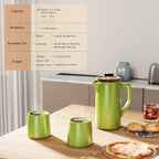 Ceramic French Press 22oz (Green)