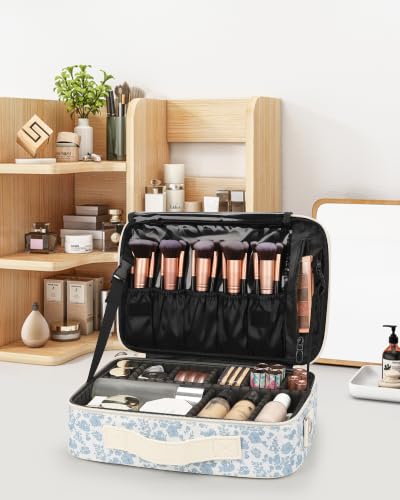 Large Makeup Bag (Medium / Floral Print)