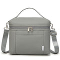 NOL 8L Insulated Lunch Bag for Women (Cool Gray / Medium (8 Liters))