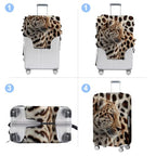 Luggage Cover Washable Suitcase Protector Anti (Leopard / S(fits 20-22inch suitcase))