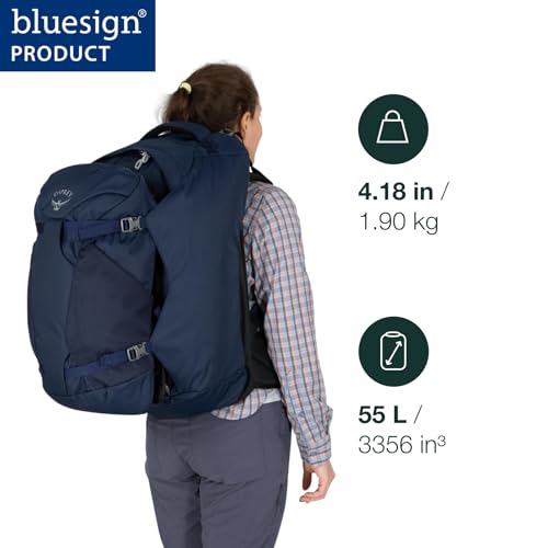 Fairview 55L Women's Travel Backpack (55l / Winter Night Blue)