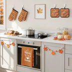 Fall Kitchen Decor Set (Orange)