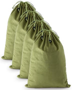 4 Pcs Shoe Bags for Travel (Sage Green / 17.3"x12.6")