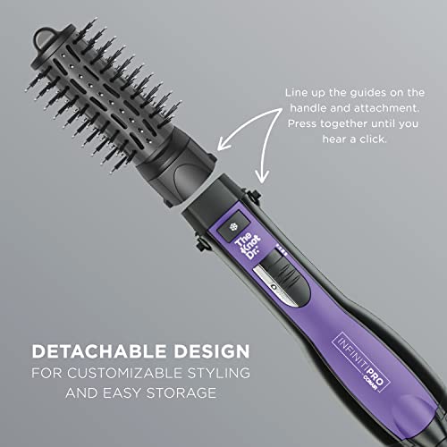 INFINITIPRO BY CONAIR The Knot Dr. Extra Small Oval Brush for Loose Curls on Short to Medium Hair (Extra Small Oval Brush / 1 Count (Pack of 1))