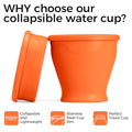 Collapsible Cup 8 oz (Orange)