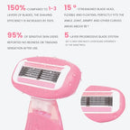 Self Lubricating Strip Women Razors (Pink)