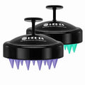 2 Pack Scalp Massager Hair Growth Scrubber for Dandruff Removal (Turquoise & Purple)