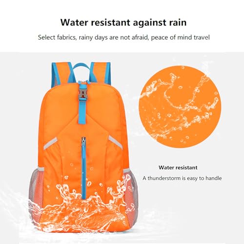 25L Foldable Hiking Backpack (Orange)