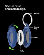 Waterproof Apple AirTag Holder Keychain