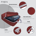 4 Set Compression Packing Cubes Travel (Burgundy)