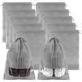 Grey Travel Shoe Bags (Grey / 10 Pack)