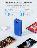 Portable Charger 20000mAh Fast Charging w (Midnight Blue)