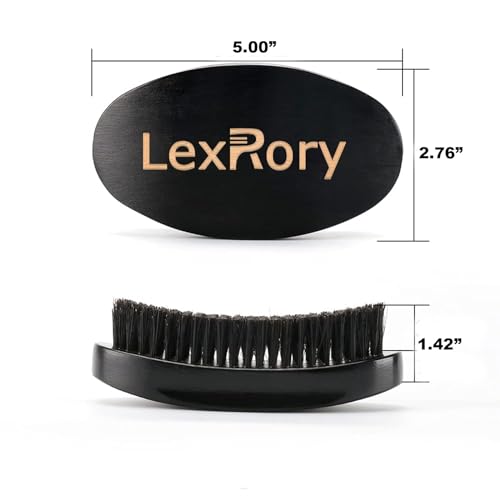 360 Curved Wave Brush For Men (Black)