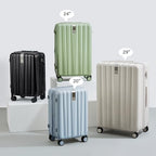 Expandable Hard Shell Luggage Sets (2 Pc Set EXT (20/29) / Jet Black)