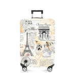 Paris Luggage Cover (#141 / L(fits 28-30Inch suitcase))
