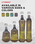Soft Flask 150ml Collapsible Running Water Bottles (2PCS 150ml Yellow)