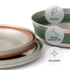Detour Stainless Steel Collapsible Bowl (Bombay Brown / Large)