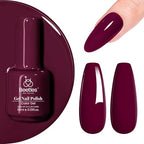 Beetles Dark Red Gel Polish (C - Creme Red | Mellow Plum)