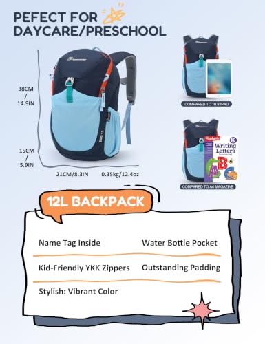 Kids Backpack (12l-navy Blue)