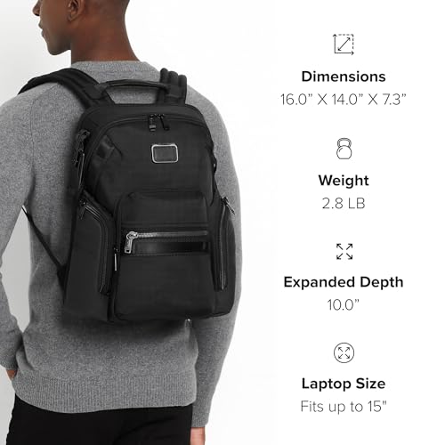 0232793 Men's Backpack Official Authentic ALPHA Bravo "Navigation" Backpack (One Size / Charcoal)