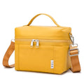NOL Insulated Lunch Bags for Women Cooler Bag Lightweight Nylon Waterproof Lunch Box for Work Small Earth (Earth-yellow / Small (4 Liters))