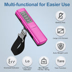 Battery Free Digital Luggage Scale (Pink)