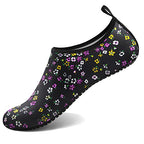 Water Shoes for Women Men Quick (8.5-9.5 Women/7.5-8.5 Men / Colorful Small Flower)