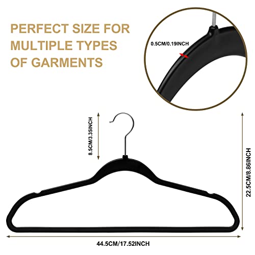 50 Pack Plastic Hangers for Clothes
