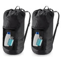 Laundry Bag Backpack (2Pack / Black)
