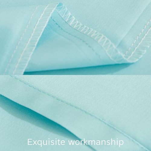 Toddler Pillows with Pillowcases Set (Aqua (Cotton) / 13x18 Inch (Pack of 2))
