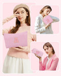 Personalized Initial Makeup Bag 3 (Pink 03)