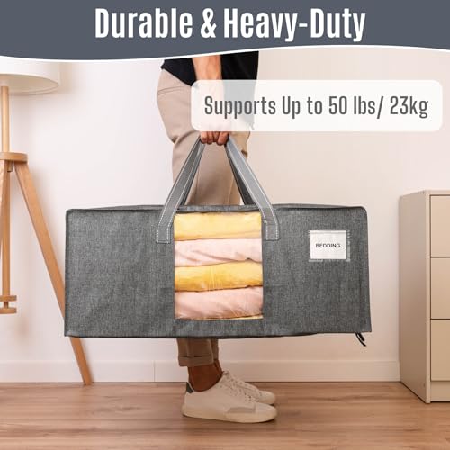 Heavy Duty Moving Bags (Dark Gray / 8 Pack)