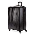 7272 Energie Expandable Hardside Luggage with Spinner Wheels and TSA Lock (Checked-Large 27-Inch / Black)