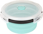 CARTINTS Blue Silicone Collapsible Food Storage Containers-Prep/Storage Bowls - Image 4