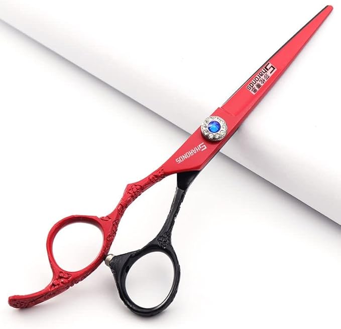 6 Inch Professional Hairdresser Scissors Left Handed Hairdresser Scissors Set (6-inch 3pc-C)