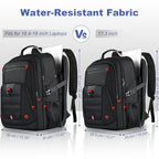 Extra Large Backpack for Men (Black / 18.4 Inch (22''x15''x12''))
