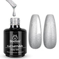 Beetles Silver Glitter Gel Nail Polish (F - Pearl Silver | Silver Dancefloor)