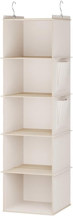 YOUDENOVA Hanging Closet Organizer, 5-Shelf Closet Hanging Storage Shelves - Image 7