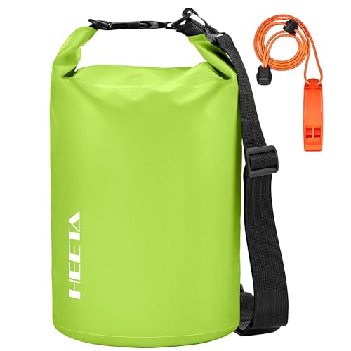 Waterproof Dry Bag Backpack with Emergency Whistle (5L / Lemon Green)